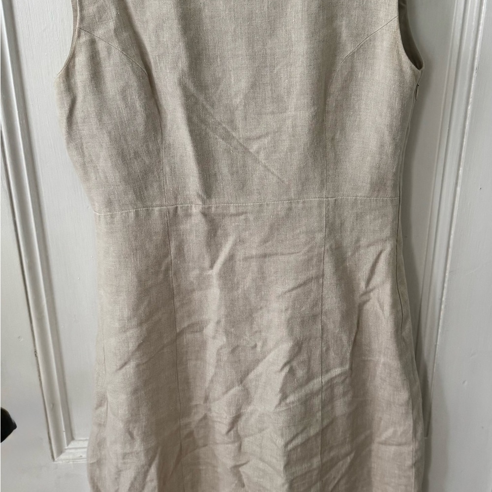 Talbots Irish Linen Sheath Dress